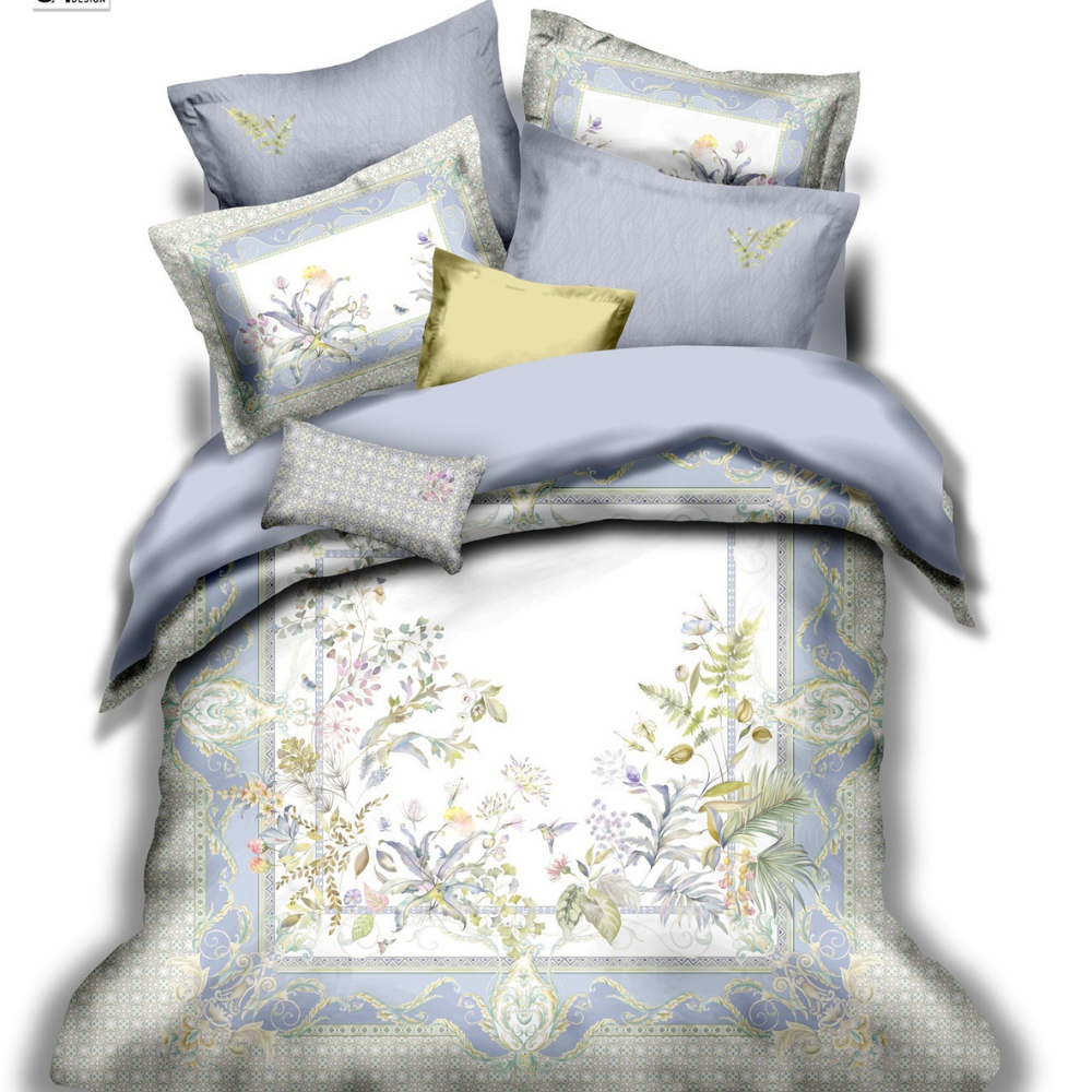 385 TC Digital Print Bedsheet Set (New Technology Digital Printing)