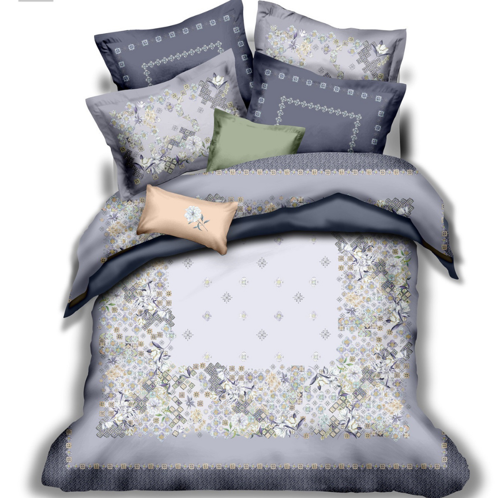 385 TC Digital Print Bedsheet Set (New Technology Digital Printing)