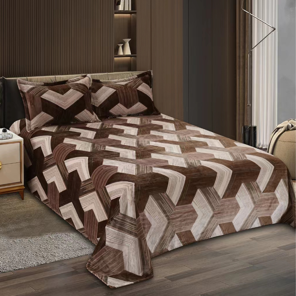 Islington Winter Collection By Linsdon ( Warm Bedsheets & Quilt )